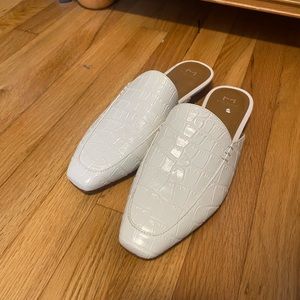 Marc Fisher LTD Croco Loafer Mules